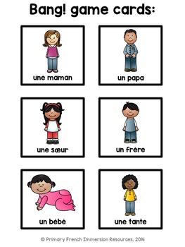 La famille - French family - flashcards and games by Primary French ...