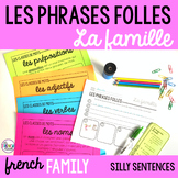 La famille French family vocabulary Les phrases folles