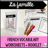 La famille French family vocabulary activities