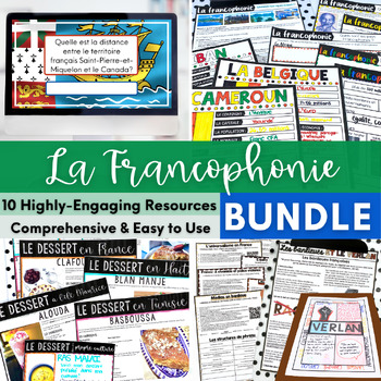 Preview of La francophonie BUNDLE - Introduction to Francophone Countries & Cultures