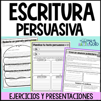 Preview of Escritura persuasiva - Opinion or Persuasive Writing in Spanish