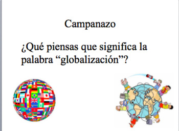 Preview of La globalización en Latinoamérica y España -  Globalization Speaking activity