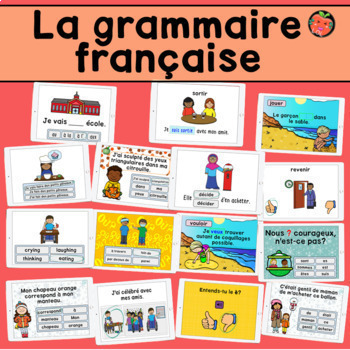 Preview of La grammaire française paquet | Boom Cards bundle