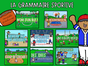 Preview of La grammaire sportive - Ensemble grandissant - 1er cycle
