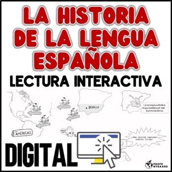 Preview of La historia de la lengua española - lectura interactiva