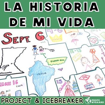Preview of La historia de mi vida: A Project & Icebreaker for Heritage Speakers Class