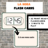 La hora flashcards Spanish Time Flashcards
