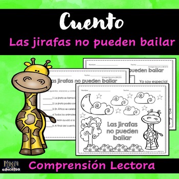 Preview of La jirafa no puede bailar (Hojas de Trabajos) | Girrafes can't dance (SPANISH)