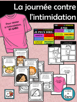 Preview of La journée contre l'intimidation - Chandail rose - Pink Shirt Day (French)