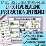 FRENCH Reading ( La lecture guidée ) French Strategies for
