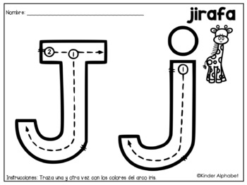 La letra Jj {Letra de la Semana} by Lidia Barbosa | TpT