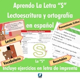 La letra S - Lectoescritura y ortografía  en español - Lea