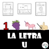 La letra U (Spanish Letter U practice)