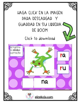 Silabas Con La R Worksheets Teaching Resources Tpt