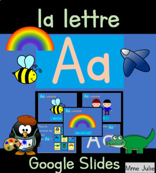 Preview of La lettre A - French PowerPoint Presentation