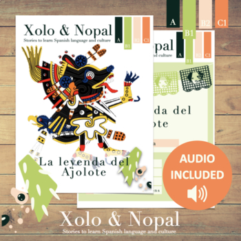 Preview of La leyenda del ajolote - Spanish reading comprehension
