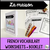 La maison French house vocabulary activities