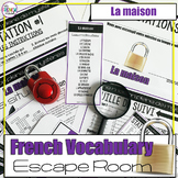 La maison French vocabulary escape room