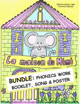 Preview of La maison de Mimi -BUNDLE- Work Booklet/Song/Poster- Distance Learning