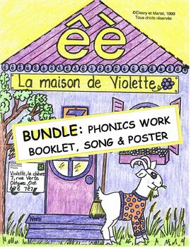 Preview of La maison de Violette - BUNDLE - Work Booklet/Song/Poster- Distance Learning