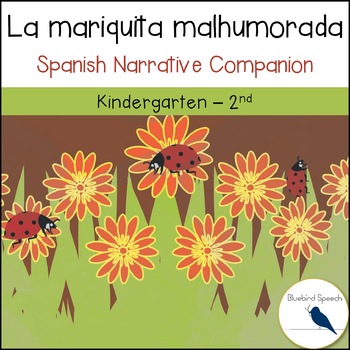 Preview of La mariquita malhumorada Spanish Book Companion for Speech Therapy