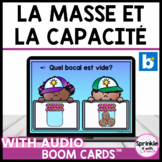 La masse et la capacité Boom Cards™️ | French Mass and Cap