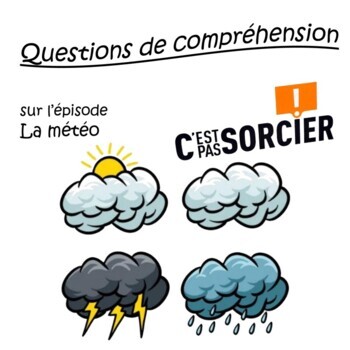 Preview of La météo - Compréhension