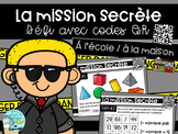La mission secrète: défis avec codes QR