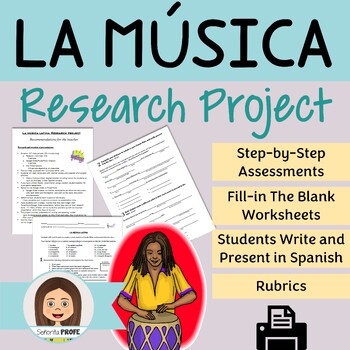 Preview of La Musica Latina / Latin Music Research Project