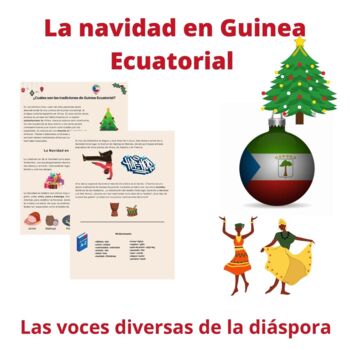 Preview of La navidad en Guinea Ecuatorial/ Christmas in Equatorial Guinea Spanish 1/2