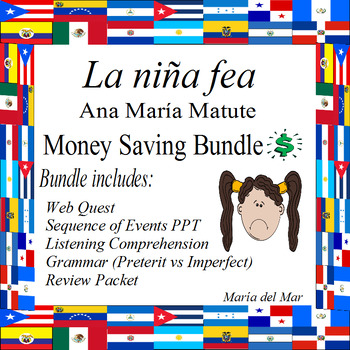 Preview of La niña fea por Ana María Matute Bundle