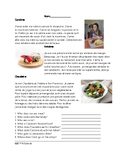 French Easy Reading on Food / La nourriture Lecture en Fra