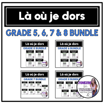 Preview of Là où je dors Grade 5, 6, 7, & 8 culture Core French Immersion Listening