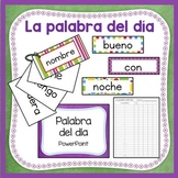 La palabra del día - Sight Word of the Day in Spanish