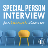 Special Person Interview / La persona especial 50+ interview questions slides