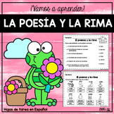 La poesía y la rima | Spanish Worksheets
