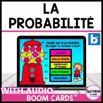 Preview of La probabilité-Boom Cards™️ | French Probability Boom Cards™️