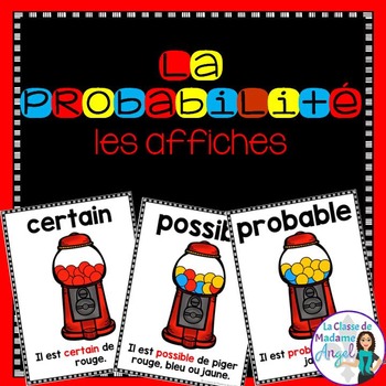 Preview of La probabilité - les affiches:  French Probability Posters