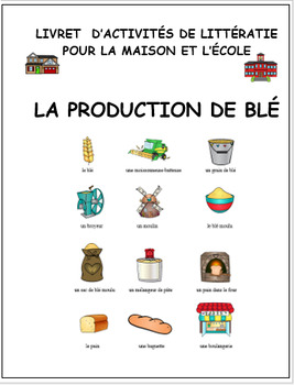 Preview of production de blé, French, activity booklet: wheat production (#478)