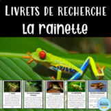 La rainette: Livret de recherche animaux (French animal re