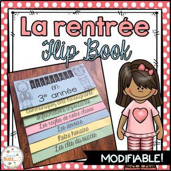 Preview of La rentrée scolaire - Flip Book - French Back to School