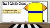 La ropa -Google Slides Digital Coloring-