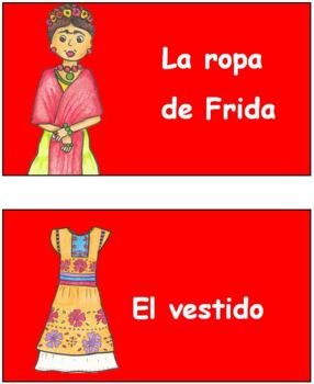alcanzar mucho tarta La ropa de Frida y Diego (PowerPoint Presentation) by El Rincon de Espanol