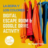 Spanish Clothing La ropa Google Drive Activity Distance Learning