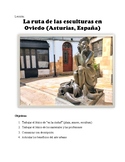 La ruta de las esculturas en Oviedo (Asturias, España)