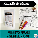 La salle de classe French classroom vocabulary activities