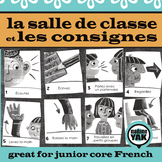 La salle de classe et les consignes for Core French