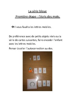 Preview of La série bleue Montessori au complet ( en français)