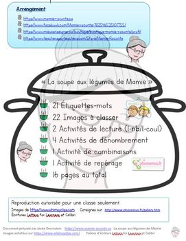 Preview of La soupe aux légumes de Mamie