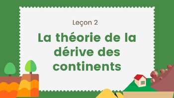 Preview of La théorie de la dérive des continents: BC Curriculum- 8e année